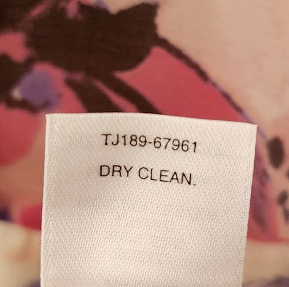 Pendleton Silk Floral Dress Sleeveless In Petal Power White Pink Purple 10 NWT - Picture 11 of 13